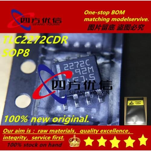100% new original (10PCS) TLC2272CDR 2272C SOP8