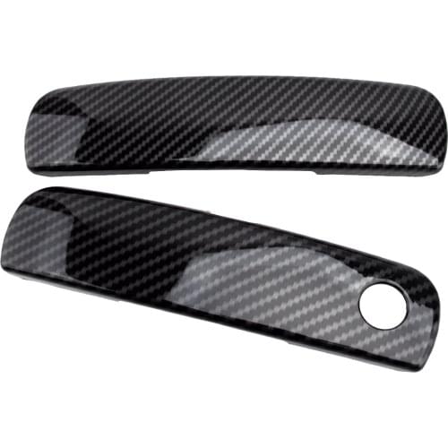 2Pcs/Set Carbon Fiber Style Car Exterior Door Handle Trim Cover Fit For Dodge Challenger 2012 2013 2014 2015 2016 2017 2018 2019