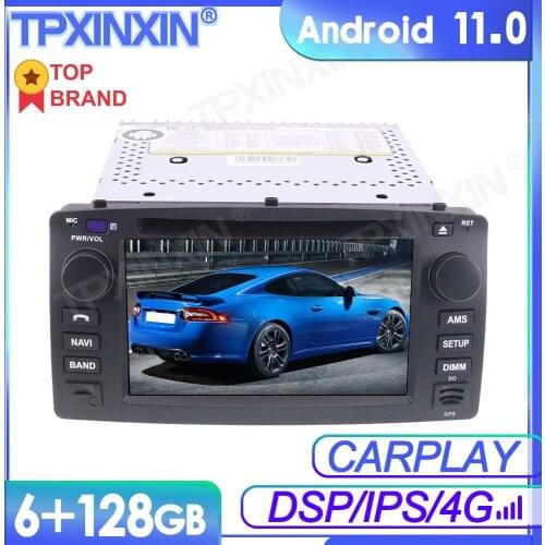 6+128G Android11 For Toyota Corolla 2001-2006 Car Multimedia Player GPS Navi Audio Stereo Screen DVD Head Unit Tape Recorder