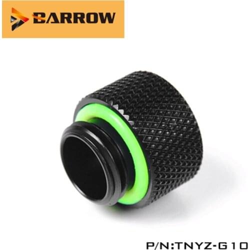 BARROW TNYZ-G10 G1/4'' Male to Female Extend Connect Adapter M to F Increase 10mm Length computer water Cooling fittings