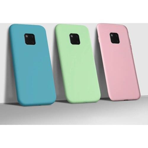 Fundas Case For Huawei Mate 20 10 30 Pro Liquid soft Silicone Phone Case For Huawei Mate 8 9 mate 10 pro 20pro Back Cover armor