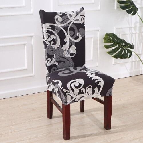 1/2/4/6PCS Solid Color Chair Cover Spandex Slipcovers For Dining Room Stretch Elastic Chair Covers Banquet Hotel Kitchen Wedding