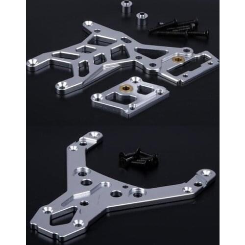 CNC 6061-T6 Alloy Front & Rear Upper Plate Set for 1/5 Scale HPI Rovan KM Baja 5B 5T