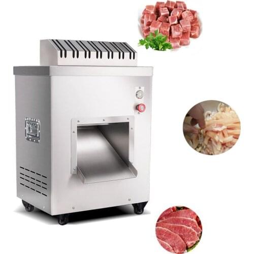 Commercial Meat Slicer Electric Meat Slicing Machine Automatic Meat Cutter Stainless Steel Meat Micing Machine