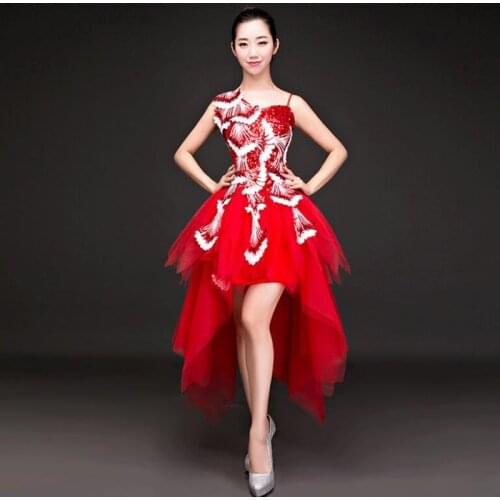 Chinese folk dance costumes classical fan stage wear national dance clothes ancient national dance of China costume AA4589