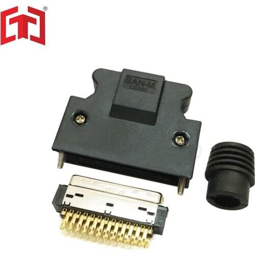 Control connector 50pin at drive side for Yaskawa Fuji servo drive 5pcs/set