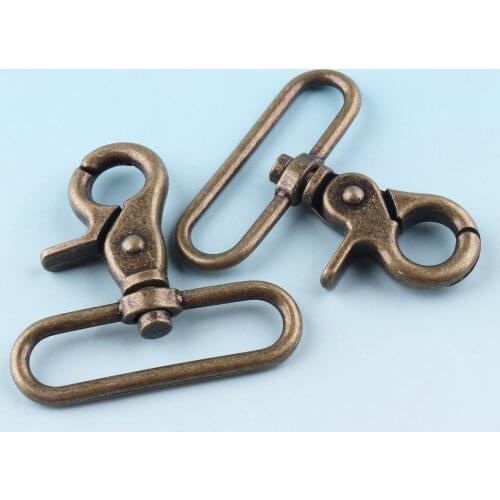 Metal Lobster Clasp 50mm Brass Swivel Clasp Lanyard clasp key chains Snap Hook Large Purse clasp
