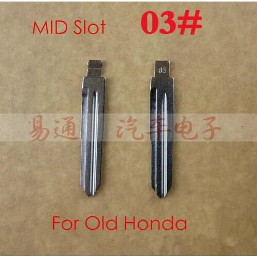 Middle Slot NO. 03 Key Blade For Old Honda Blank Key Blade