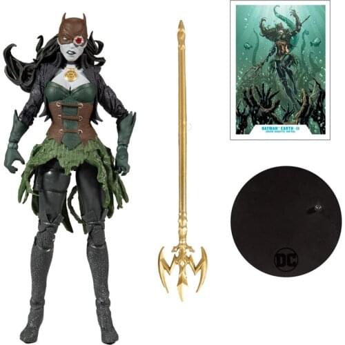 Original Mcfarlane-Dc Multiverse 7-Inch Figures-The Drowned Earth Moveable Figure for Children Gift Earth Toy