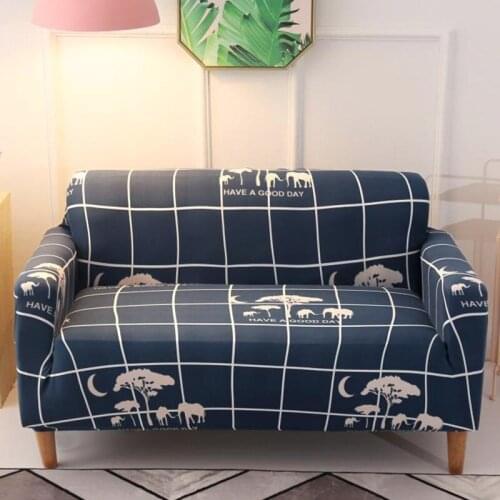 Spandex Stretch Sofa slipcover Polyester Soft Sofa Cover Furniture Protector Couch Cover with Elastic Bottom for 1/2/3/4 People