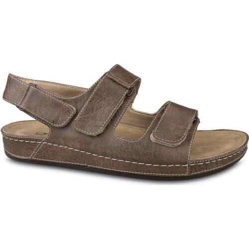 CEYO 9964-7 Sandals Sandal Men Artificial Leather Brown Black Navy Blue Casual Summer