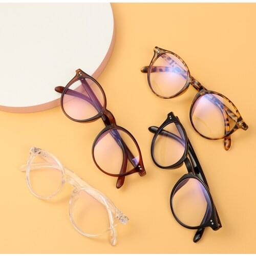 Ultralight Anti-blue Glasses Unisex Retro Round Frame Eyewear Blue Light Blocking Rays Optical Spectacles Computer Gaming Goggle