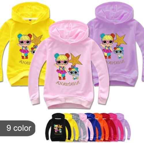 Spring 2021 3D hoodie childrens sweatshirt Girl hoodie baby jacket designed for boys/girls pullover2-14Y Cartoon Casual Wear