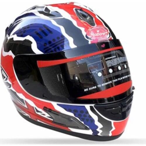 Full Face Vintage Motorcycle Helmets Motorcycle Racing Warm Helmet Capacete Casco Casque ECE Approved