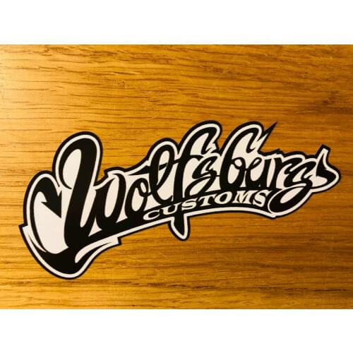 WOLFSBURG CUSTOMS Aufkleber Sticker OEM Youngtimer VAG Tuning Motorsport Mi115