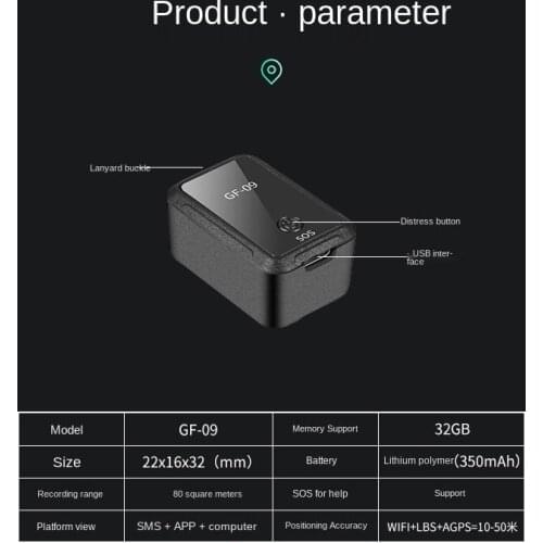 Factory direct supply Smart Safe Alarm for old people kids pets vehicle anti-lost GPS positioning alarm tracker locator