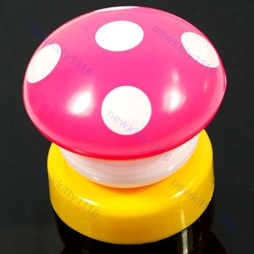10 pieces/lot LED Mushroom Press Down Touch Lamp Night Light Gift Nice Gifts