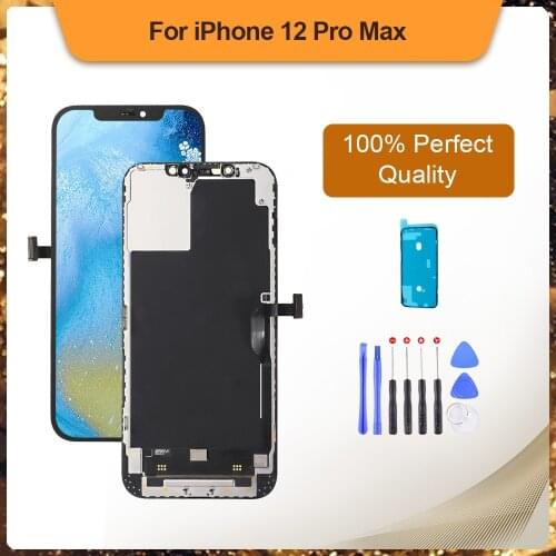 6.7 inches Replacement Ori Display For iPhone 12 Pro Max OLED Screen Digitizer Assembly Display No Dead Pixel Assembly