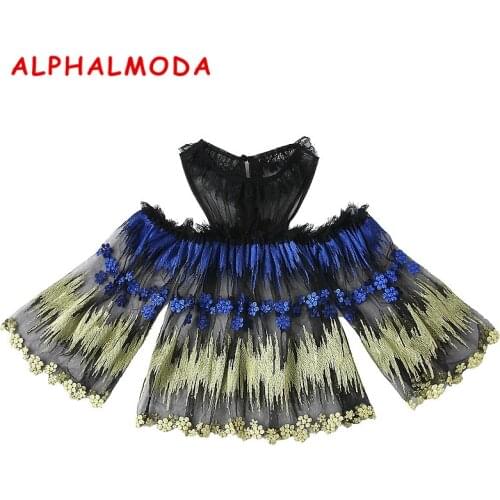 ALPHALMODA Women's Blouses