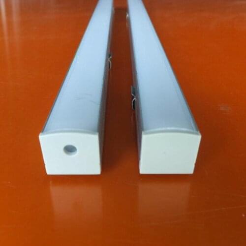 Free Shipping Cost 2m/pcs 100m/lot Flat Aluminum LED Extrusion Linear LED Strip Aluminum Channel