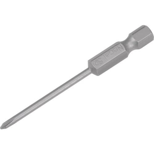 Uxcell Phillips Bits 1/4-Inch Hex Shank 65mm Length Cross 2.5PH0 Magnetic Screw Driver S2 Screwdriver Bit