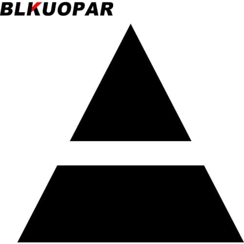 BLKUOPAR for Pyramid Car Stickers Sunscreen Creative Decals Graffiti Die Cut Refrigerator Skateboard Decor Car Styling