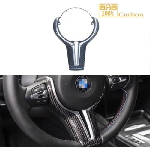 100% Carbon For Bmw M4 Steering Wheel Cover Replacement Carbon Fiber With Wordmark F82/M4/F80/M5
