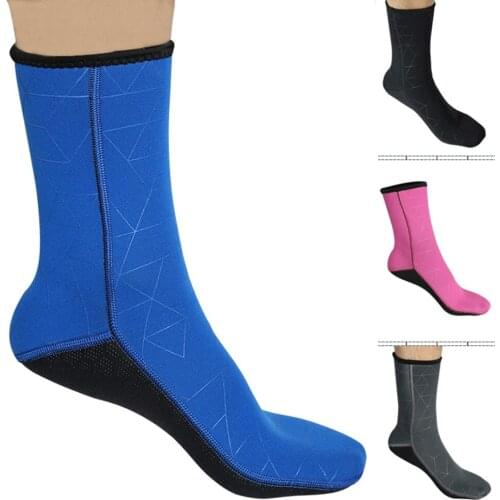 3mm neoprene diving socks, warm diving socks, comfortable non-slip snorkeling socks for men and women, super elastic beach socks