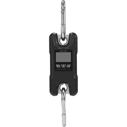 Portable 500kg/100g Mini Crane Scale Digital Stainless Steel Hook Hanging Livestock Scales LCD Heavy Duty Weight Balance