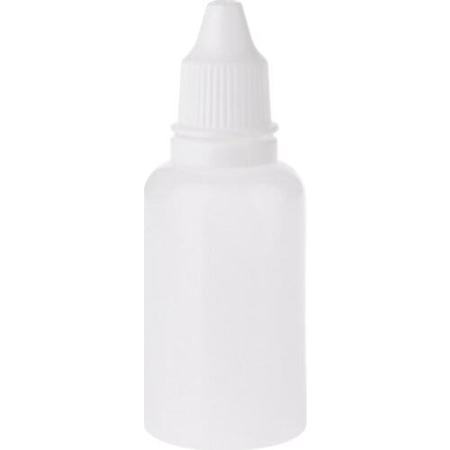 2021 New 5ml-30ml Needle Tip Empty Plastic Squeezable Liquid Dropper White Bottles Case