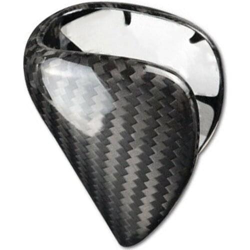 Gear Shift Knob Shifter Head Cover Trim Cap Black Carbon Fiber Fit For Lexus ES300h ES350 GS200t GS350 GS450h NX NX200t NX300h