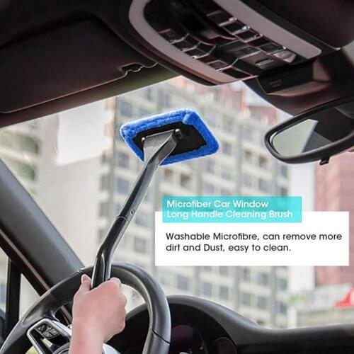 New 1 Detachable Window Brush Microfiber Windshield Wiper Cleaning Pad With Cloth Auto Brush Brush Cleaner Cleaning Cleaner Car