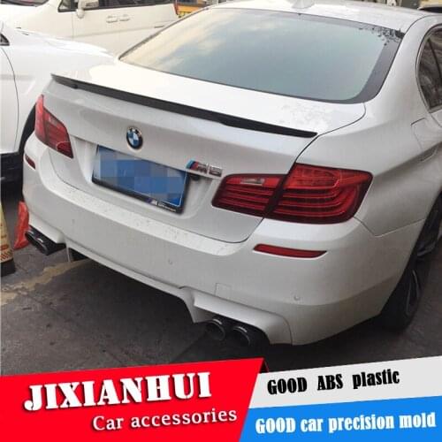For BMW F10 F18 Spoiler High Quality Carbon Fiber Material Spoiler For BMW M5 520i 528i 535i 530i 525i F10 F18 Spoiler