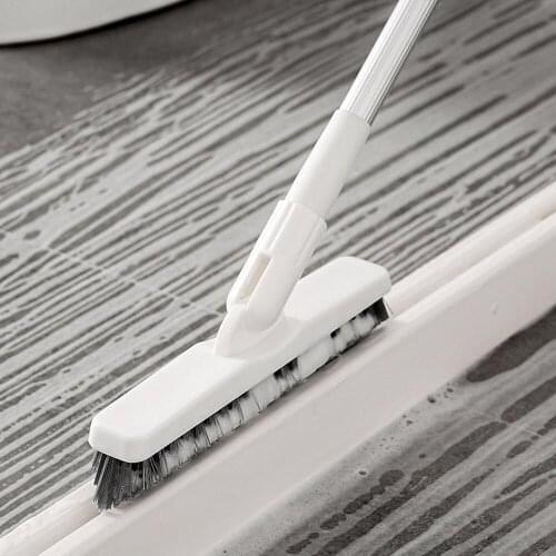 Extension-type Nonslip Long Handled Scrub Brush Corner Brush Scrubber Floor Scrubber Brush Utility Cleaning Brush Extension Pole