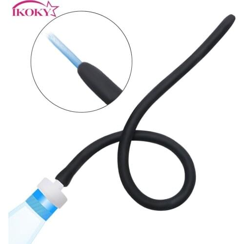 IKOKY Enema Butt Vagina Cleaning Device Anal Washer Butt Plug Cleaner Sex Toys for Women Anus Douche