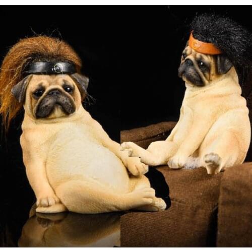 In Stock Collectible 1/6 Solider Figure Scene Accessorie JXK Studio JXK025 Decadent Dog Series Pug With Sofa Animal figure