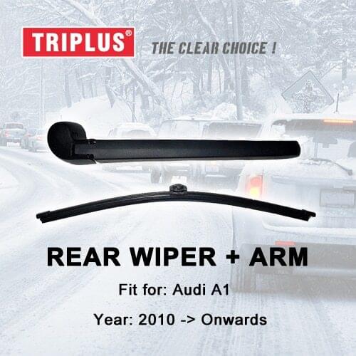 Rear Wiper Arm with Blade for Audi A1 (2010-Onwards) 1pc 14" 350mm,Rear Wiper Arm & Rear Wiper Blades
