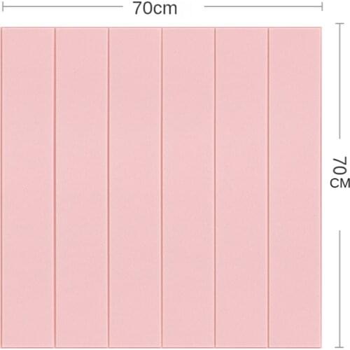 10pcs 3D Wallpaper Self Adhesive Woodr Grain Wall Sticker Kindergarten Walls Decoration Waterproof Foam Wall Sticker