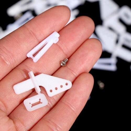 10pcs KT rudder angle four-hole + quick adjustment rocker KT foam chuck Airplane