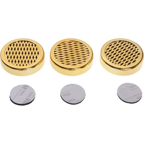 3pcs Round Cigar Humidor Humidifier Cigars Storage Box Hygrometer Moisture