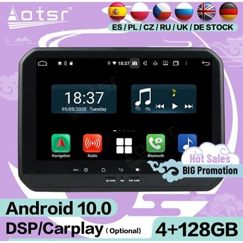 4+128G Carplay Multimedia Stereo Android For Suzuki Ignis 2017 2018 Car GPS Navigation Video Auto Audio Radio Receiver Head Unit