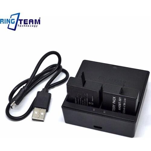 AHDBT501 AHDBT-501 Dual USB Charger Built-in Battery Container + Cable for GoPro Hero5 Hero 5 H5 Action Sports Digital Cameras