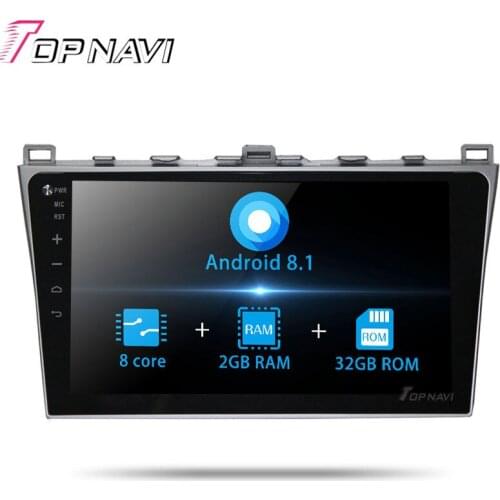 Autoradio Car Radio For Mazda Core-wing 2010 10.1'' Android 8.1 Car GPS Navigation Multimedia Player Audio Stereo NO DVD 2 Din
