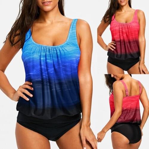 Bikini 2021 Womens Tankini Swimsuit Tummy Control Top with Shorts Two Piece Bathing Suit Mujer bathing suit women swimwear women
