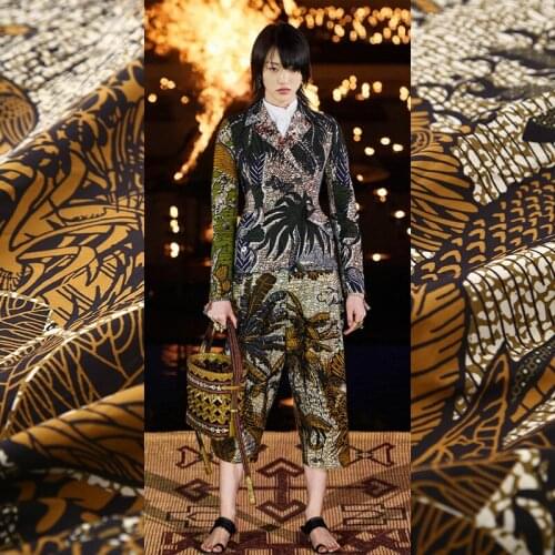 Digital printed cotton fabric 145 cm width shirt dress 100% cotton fabric meter handmade DIY fabric wholesale cotton cloth