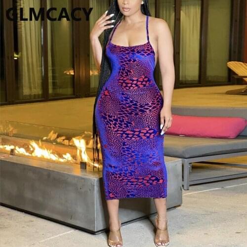 Spaghetti Strap Classy Bodycon Purple Midi Dress