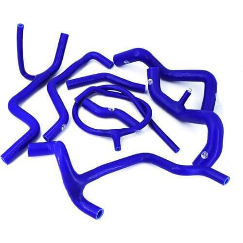 Silicone Radiator Hose Kit For V W Corrado VR6 GOLF MK3 VR6 2.8 92-97 (8pcs) RED/BLUE/BLACK