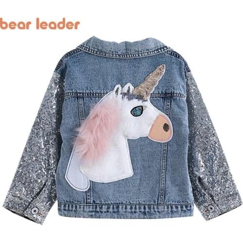 Bear Leader 3-8 Years Children Girls Autumn Long Sleeve Outerwear Kids Coats Kids Polka Dot Print Casual Coats Hoodies Jackets
