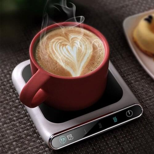 Mini Heating Coasters USB Charging Warmer Heat Base Adjustment Constant Temperature Mug Mat Keep Drink Warm Heater