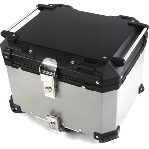 36L 45L motorcycle modified tail box aluminum alloy quickly disassembled anti-falling electric vehicle general-purpose trunk